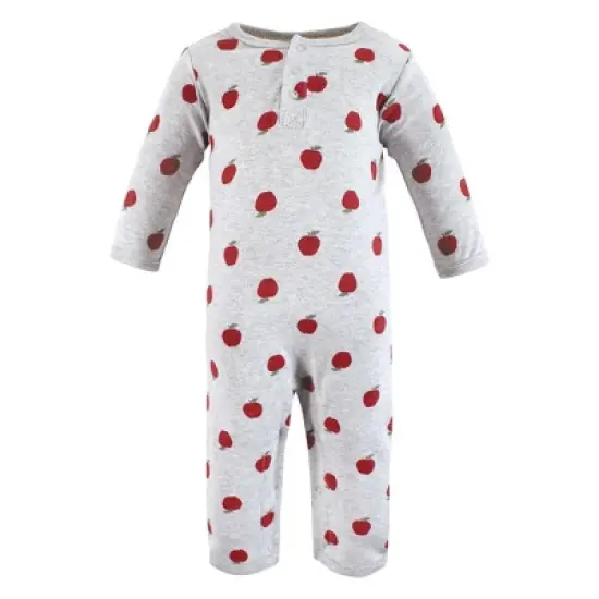 Hudson Baby Infant Boys Cotton Coveralls, Apple Orchard image {3}