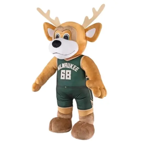 Bleacher Creatures Milwaukee Bucks Bango 20" Jumbo Mascot Plush Figure (Icon Uniform) image {1}