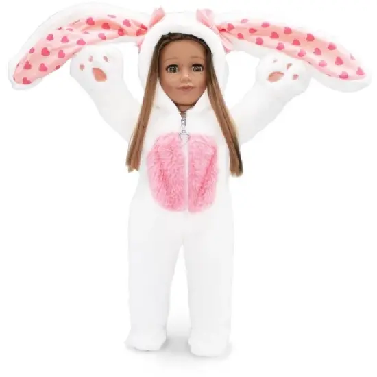 Playtime by Eimmie Easter Bunny Outfit for 18" Dolls with Matching Child Accessories image {1}
