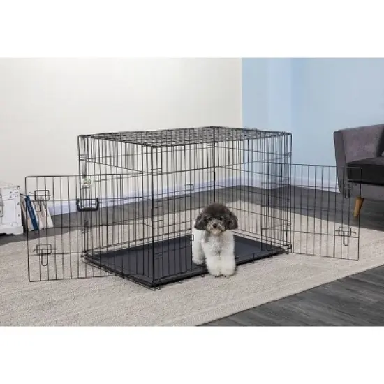 Go Pet Club 2 Door Foldable Metal Dog Crate 19" to 54" Long MLD-19 image {8}