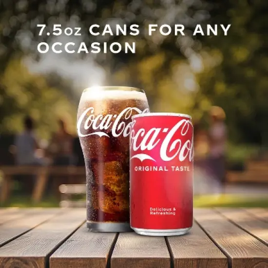 Coca-Cola Soda - 10pk/7.5 fl oz Mini-Cans image {3}