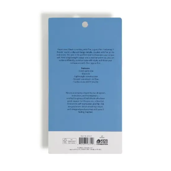 U Brands 6pk Ballpoint Pens Black Ink Laguna Bountiful Bouquet image {7}