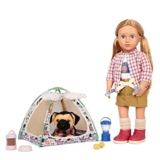 Our Generation Camping Tails Pet Tent Accessory Set for 18" Dolls image {2}