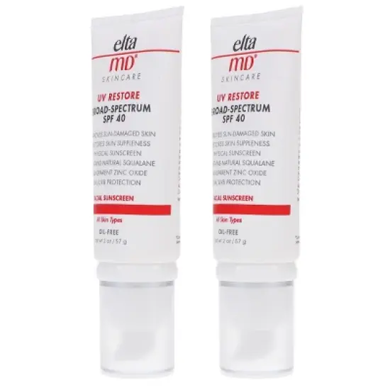 Elta MD UV Restore Broad Spectrum SPF 40 2 oz 2 Pack image {1}
