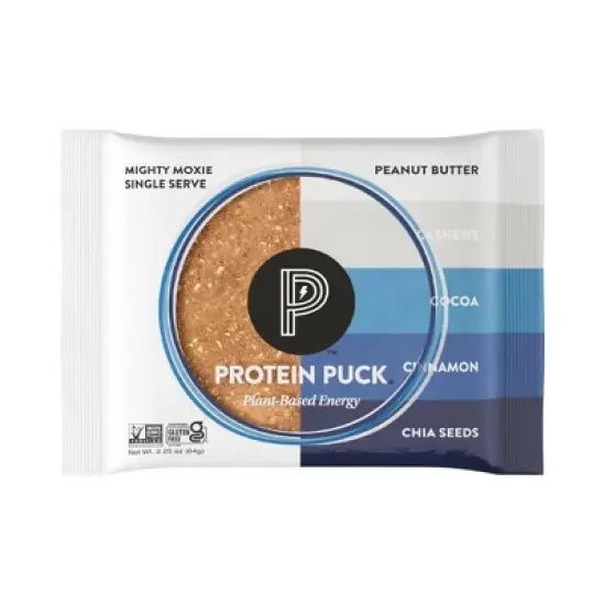 Protein Puck Mighty Moxie Nutrition Bars - Cocoa Cinnamon - 2.25oz image {6}