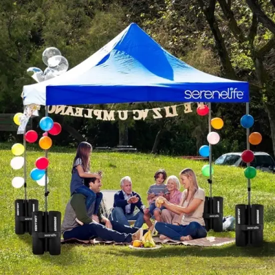 SereneLife Pop-Up Canopy Tent with Adjustable Height image {6}