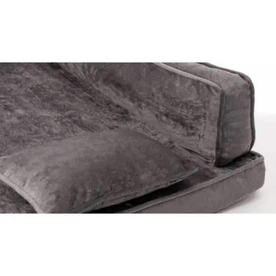 Precious Tails Modern Sofa Cat and Dog Bed - M - Gray image {6}