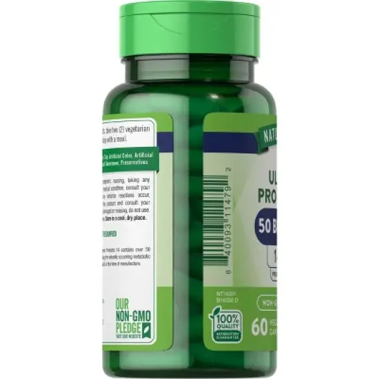 Nature's Truth Probiotic 50 Billion CFU | 200mg Prebiotics | 60 Capsules image {7}