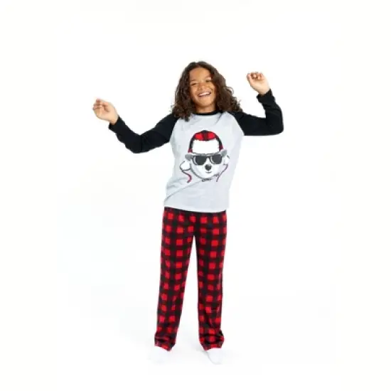 Sleep On It Boys Stay Cool Bear Soft Novelty Fleece 2-Piece Pajama Sleep Pant Set image {6}