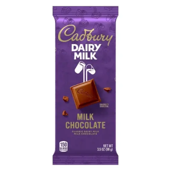 Cadbury Dairy Milk Chocolate Candy - 3.5oz image {1}