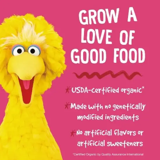 Earth's Best Organic Strawberry Toddler Snack Bars Sesame Street Sunny Days - 7ct image {3}