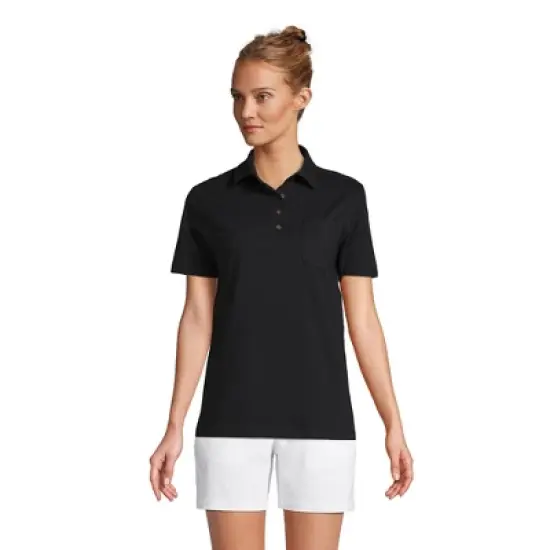 Lands' End Women's Short Sleeve Super T Polo image {3}