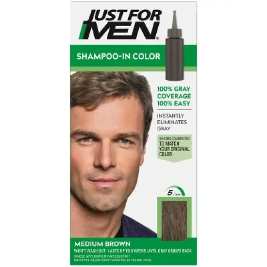 Just For Men Shampoo-In Color Gray Hair Coloring for Men image {6}