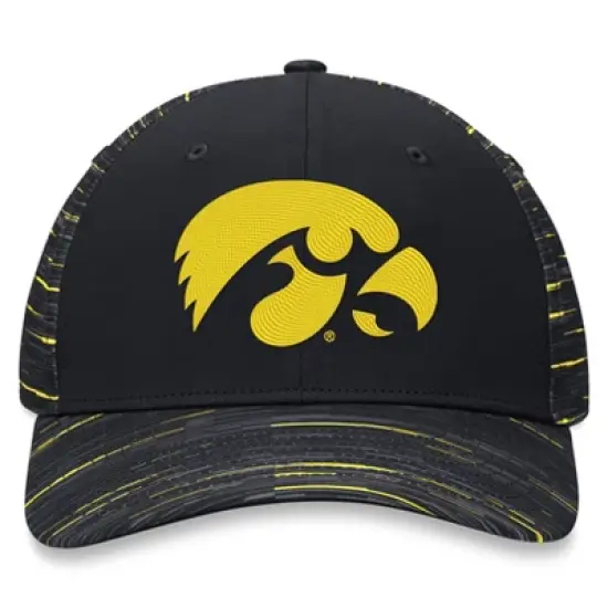 NCAA Iowa Hawkeyes Structured Mid Poly Hat image {1}