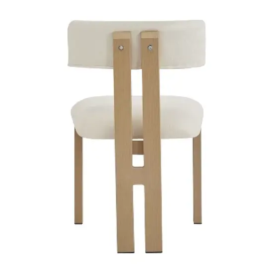 Christopher Knight Home Astura Iron Frame Upholstered Dining Chairs (Set of 2) image {6}