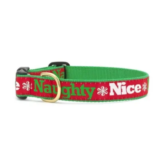 Up Country Christmas Naughty and Nice Dog Collar image {2}