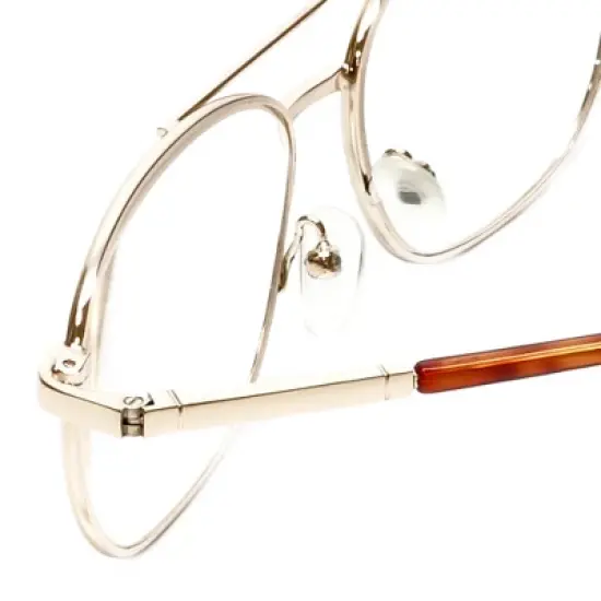 Calabria 1110C Designer Stainless Steel Reading Glasses image {3}