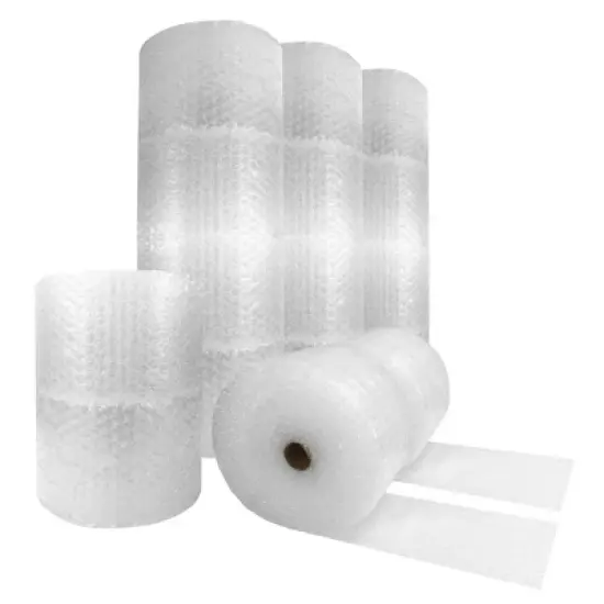 UOFFICE Medium Bubble Cushioning Wrap - 1600' Long x 12" Wide - with 5/16" Bubbles image {7}
