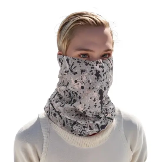 Unique Bargains Sunscreen Face Scarf Mask Gray Black 1 Pc image {5}