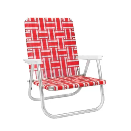 Lawn Chair USA Folding Aluminum Beach Webbed Chair image {15}