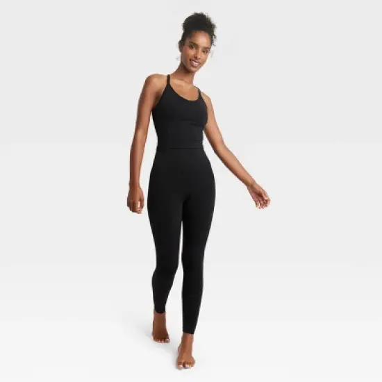 Women's High-Rise Patterned Seamless 7/8 Leggings - JoyLab&trade; image {2}
