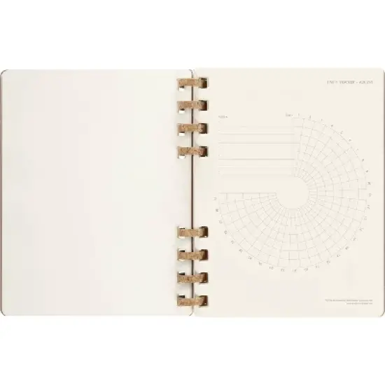 Moleskine 2023-24  Academic Weekly Planner 10"x8" XL Spiral Almond image {7}
