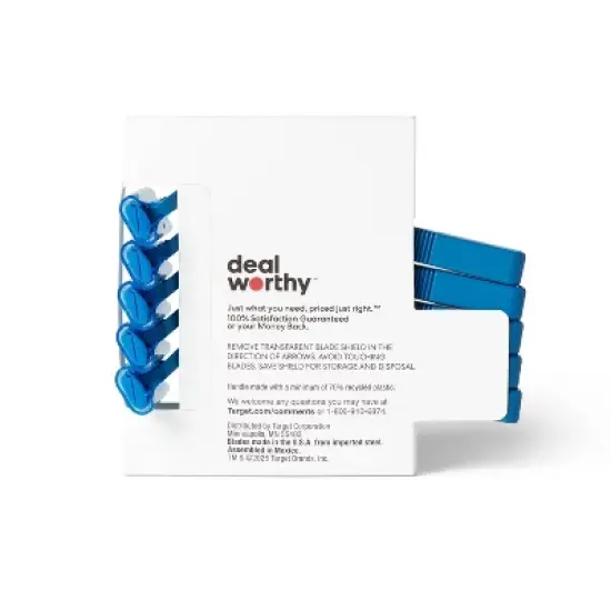 Twin Blade Disposable Razors - 5ct - dealworthy&trade; image {2}