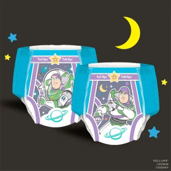 Pull-Ups Boys' Nighttime Disposable Training Pants - 3T-4T - 72ct image {7}