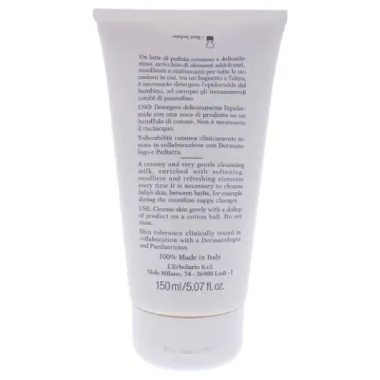 L'Erbolario Cleansing Milk for Babies - Facial Cleanser - 5.07 oz image {3}