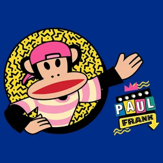 Junior's Paul Frank Julius Backwards Cap T-Shirt image {1}