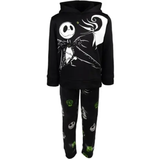 Disney Nightmare Before Christmas Jack Fleece Hoodie & Pants image {5}