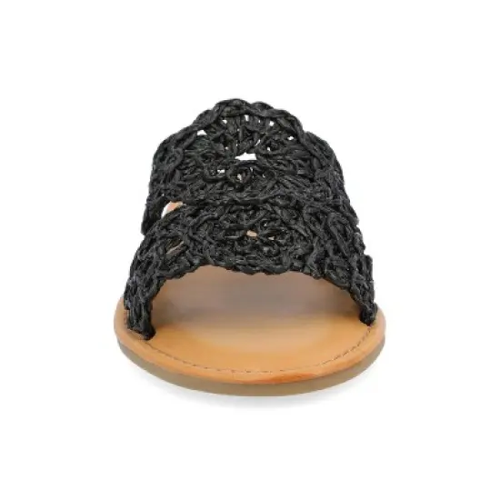 Journee Collection Womens Lissia Tru Comfort Foam Slip On Slide Flat Sandals image {5}