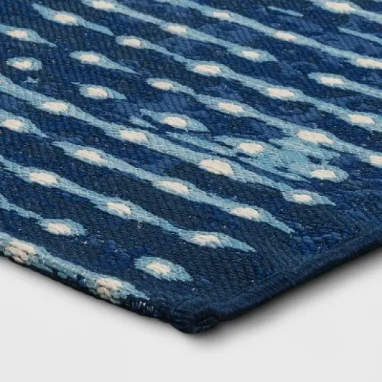 7' x 10' Outdoor Rug Indigo Dye - Threshold&trade; image {1}