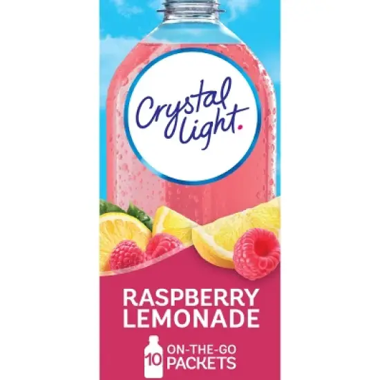 Crystal Light Raspberry Lemonade Drink Mix - 10pk/0.08oz image {9}