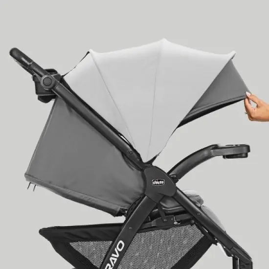 Chicco Bravo LE Travel System 2.0 Driftwood image {4}