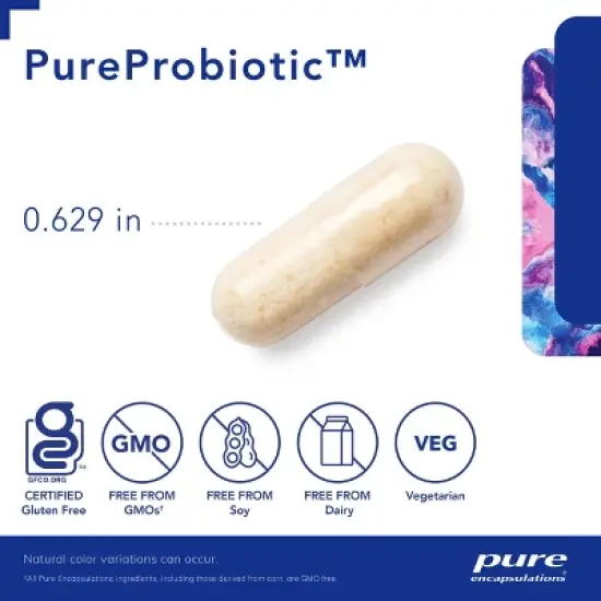 Pure Encapsulations PureProbiotic - Allergen-Free Multi-Strain Probiotic Formula for Immune and Gastrointestinal Health* - 60 Capsules image {2}