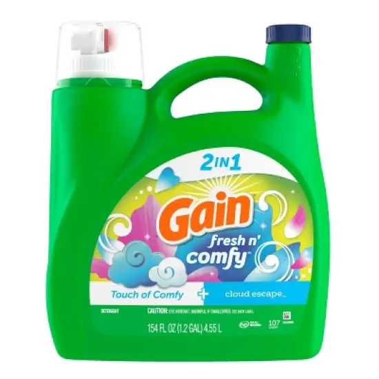 Gain Liquid Laundry Detergent - Fresh & Comfy image {9}