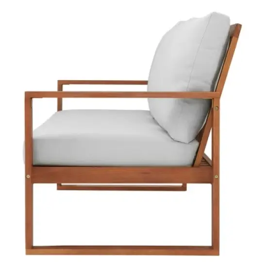 Grafton 4pc Eucalyptus Wood Outdoor Set - Alaterre Furniture image {11}