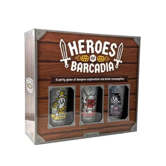 Rollacrit Heroes of Barcadia Base Game Board Game: Creative Thinking Party Game for 2-6 Players, Includes Tokens & Tiles image {3}