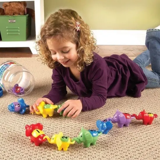 Learning Resources Counting Elephants, Set of 10, Ages 2+ image {1}