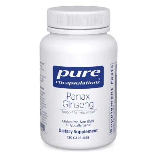 Pure Encapsulations Panax Ginseng - Hypoallergenic Supplement Helps The Body Adapt to Occasional Physical Stress* - 120 Capsules image {8}
