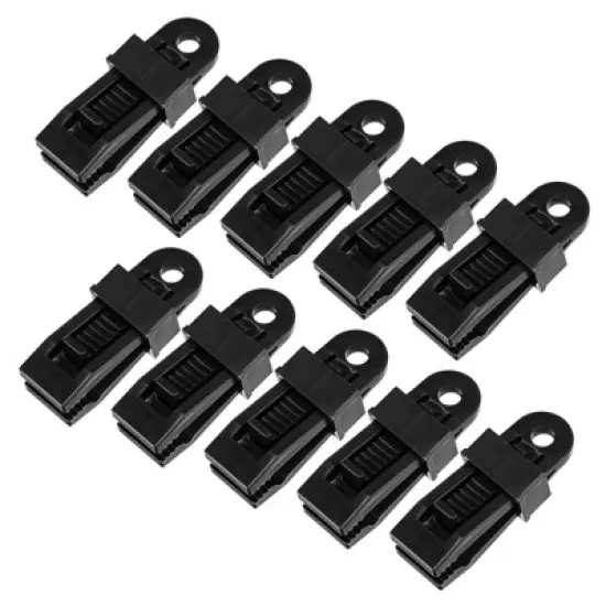 Unique Bargains Plastic Waterproof Weather-Resistant Lightweight Tarp Clips 24 Pcs image {5}