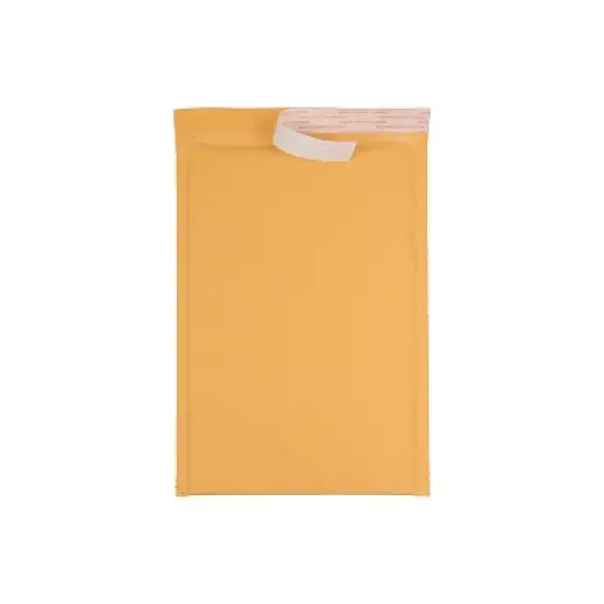 JAM Paper Bubble Lite Padded Mailers Size 3 8 1/2" x 13" Brown Kraft 1323268 image {1}
