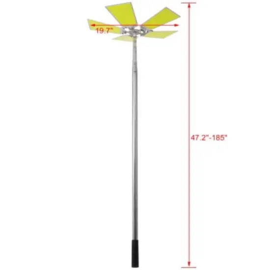 LED Telescopic Camping Lights Portable Outdoor Camping Light Telescoping Pole Fishing Light Flood Light 15000lm For Outdoor image {3}
