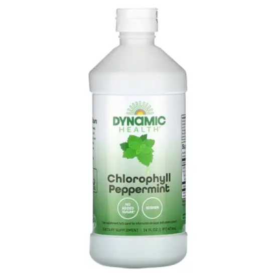 Dynamic Health Chlorophyll, Peppermint, 16 fl oz (473 ml) image {4}