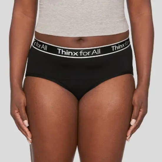 Thinx Women's Sport Briefs - Black image {1}