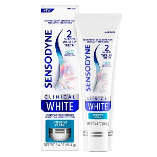 Sensodyne Clinical White Toothpaste - Intensive Clean - 3.4oz image {9}