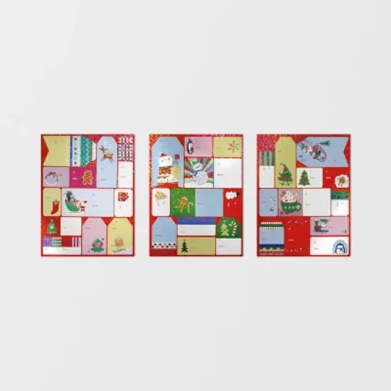 70ct Christmas Peel and Stick Gift Tags - Wondershop&trade; image {2}