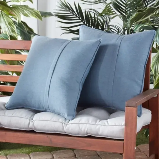 Sunbrella 20 in. Square Throw Pillow (2-Pack) image {5}