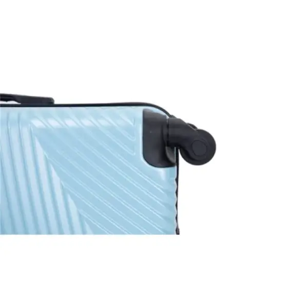 FATMOON 3 Piece Luggage Sets PC+ABS Lightweight Suitcase with Two Hooks, Spinner Wheels, (20/24/28) image {9}